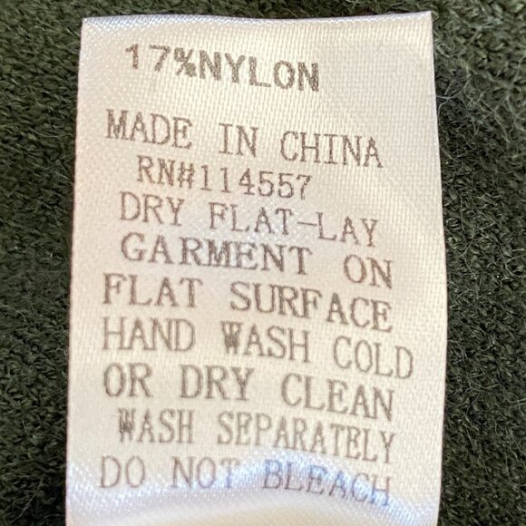 THML Color Block Longline Knit Open Cardigan Sleeveless Western Ranch Fall-L - Picture 13 of 14